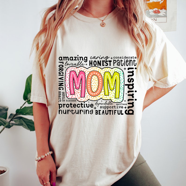 She is Mom PNG, Retro Mother PNG, Blessed Mom Png, Mom Shirt, Mom Life Png, Mother's Day Png, Mom Png, Gift for Mom, Retro Mama Quotes - Image 8