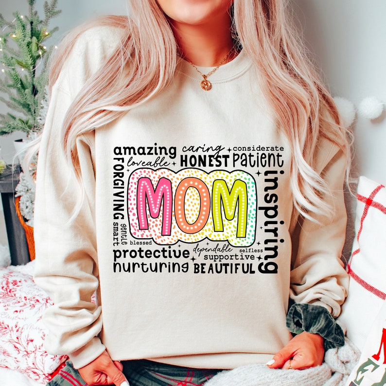 She is Mom PNG, Retro Mother PNG, Blessed Mom Png, Mom Shirt, Mom Life Png, Mother's Day Png, Mom Png, Gift for Mom, Retro Mama Quotes - Image 10
